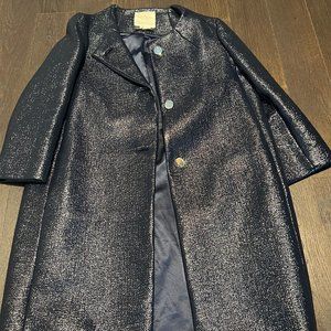 Kate Spade Erika Lacquered Tweed Coat (size 12)